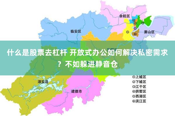 什么是股票去杠杆 开放式办公如何解决私密需求？不如躲进静音仓